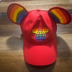 Disney pride rainbow ears cap
